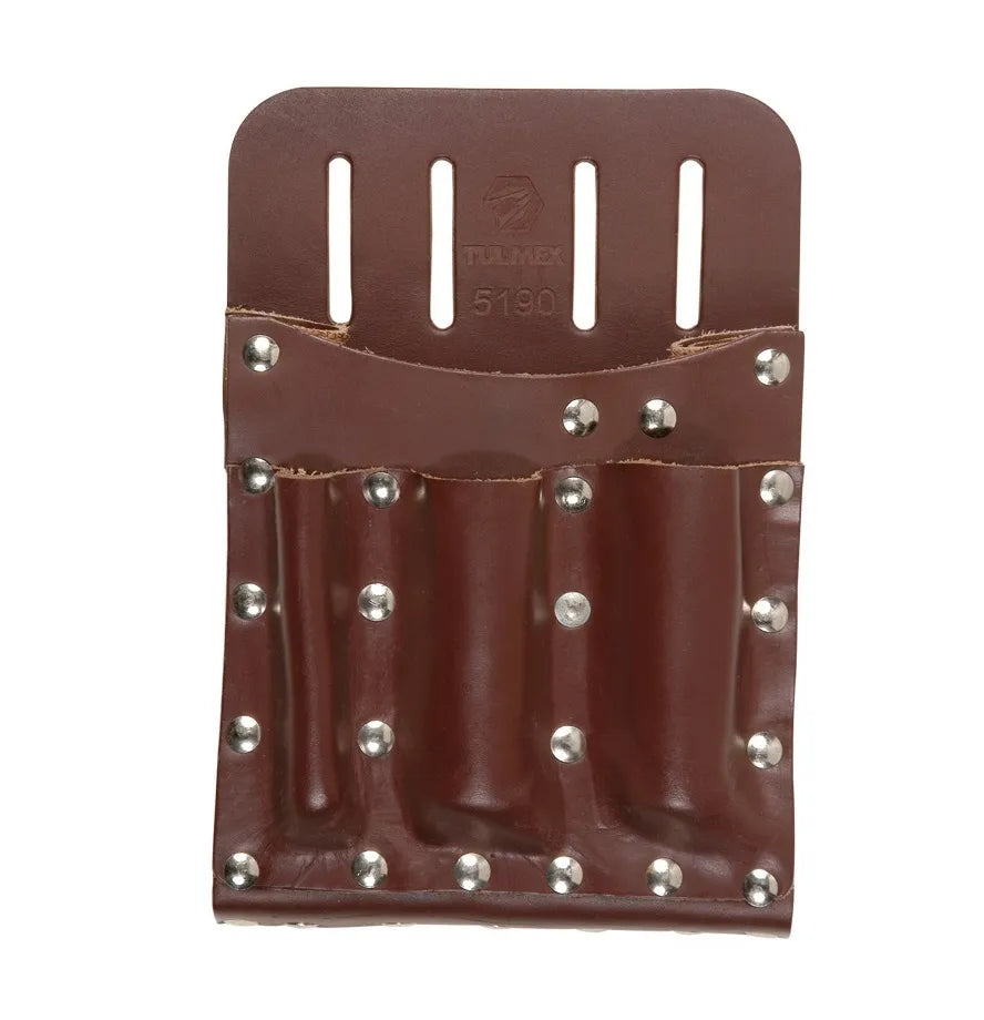 Portaherramientas de cuero 6 comp. (5190t) - TULMEX