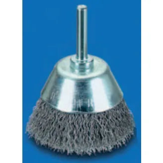 Grata copa conica 1.1/4" vastago ac.ond. (456161) - LESSMANN