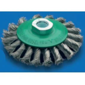 Grata copa plana 4" ac.trenzado m14 0.50 (471257) - LESSMANN