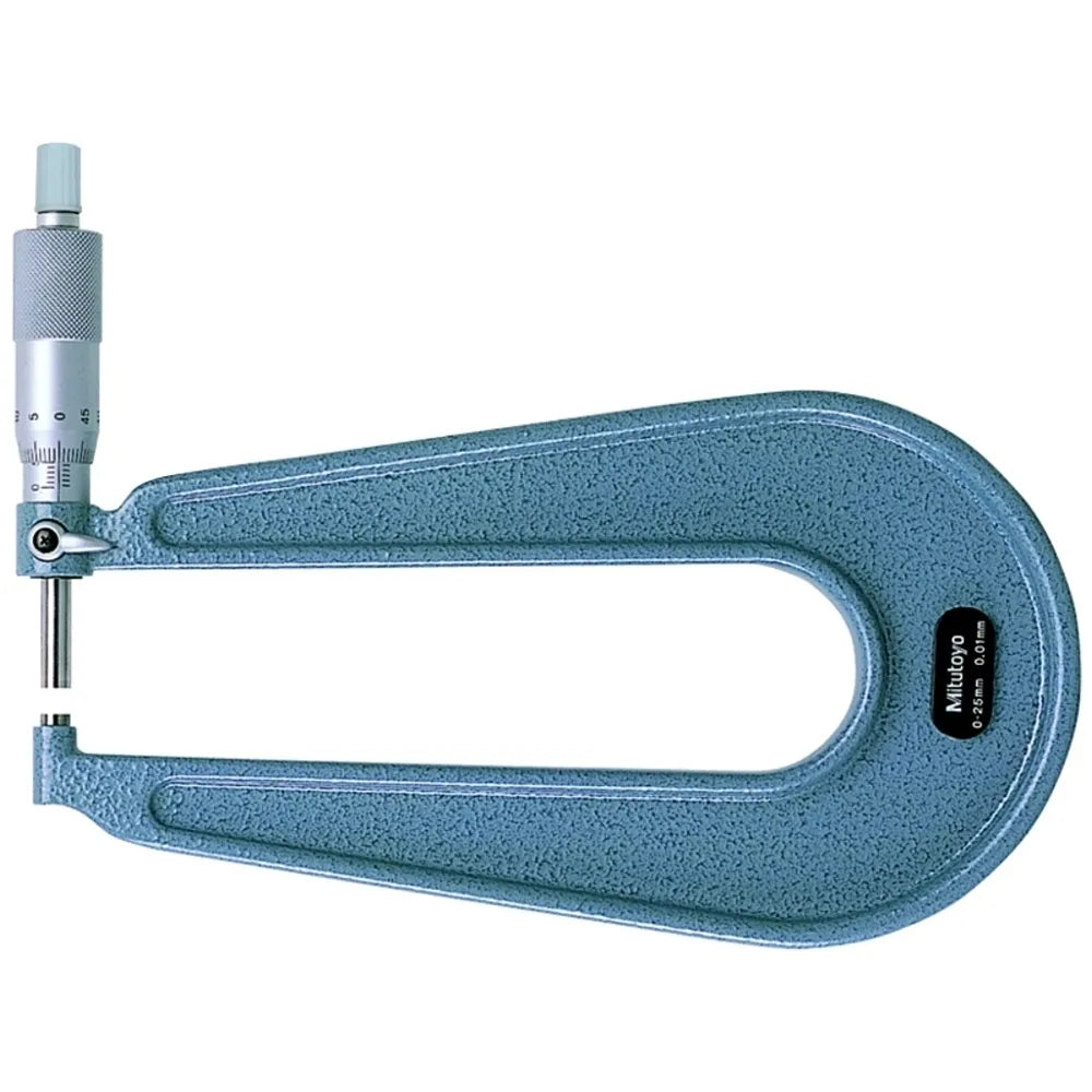 Micrometro ext. 0-25 mm. arco prof. (118-102) - MITUTOYO