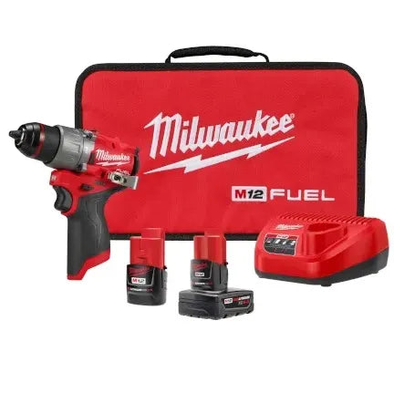 Taladro atornillador percutor 1/2" bateria m12 fuel (MILWAUKEE0002) - MILWAUKEE