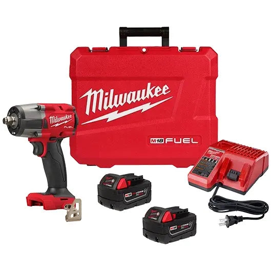 Llave impacto bateria m18 fuel 1/2 con anillo (MILWAUKEE0017) - MILWAUKEE