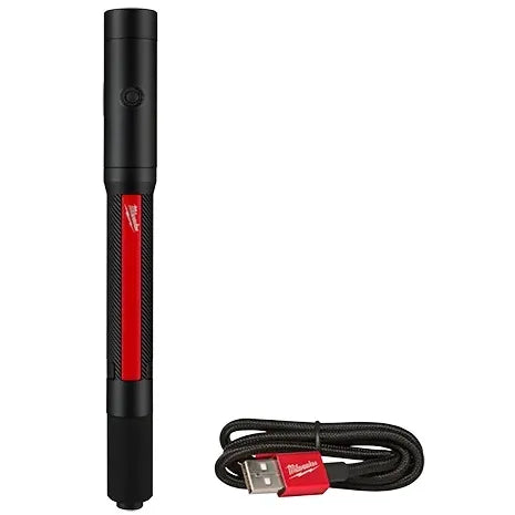 LINTERNA RECARGABLE TIPO LAPIZ CON LASER 250 LUMEN (2010R)