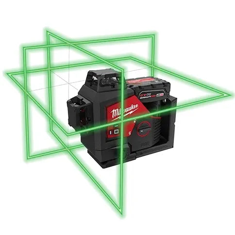 Nivel laser tres lineas verde bateria m12 (MILWAUKEE0119) - MILWAUKEE