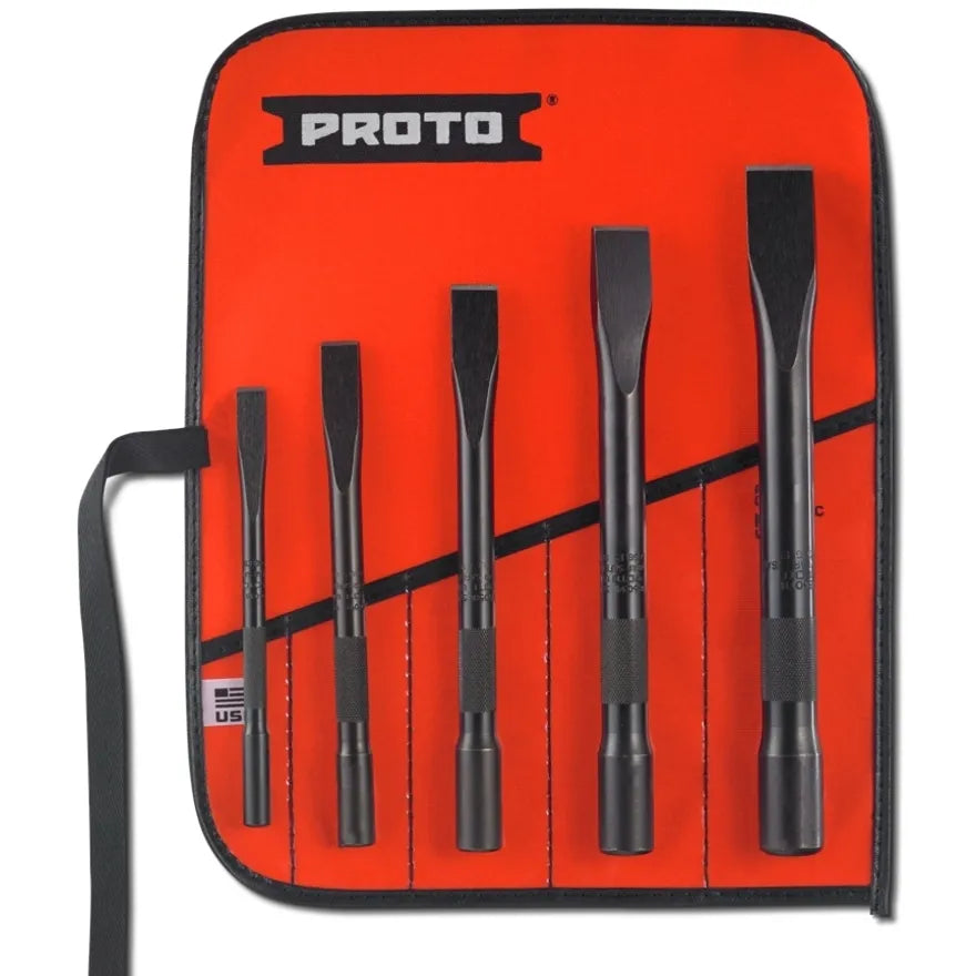 Jgo. de cinceles de 5 pzas super h.duty (j86000) - PROTO