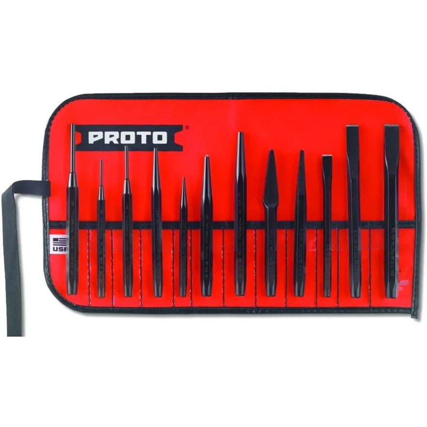 Jgo. de puntos y cinceles de 12 piezas (j2s2) - PROTO