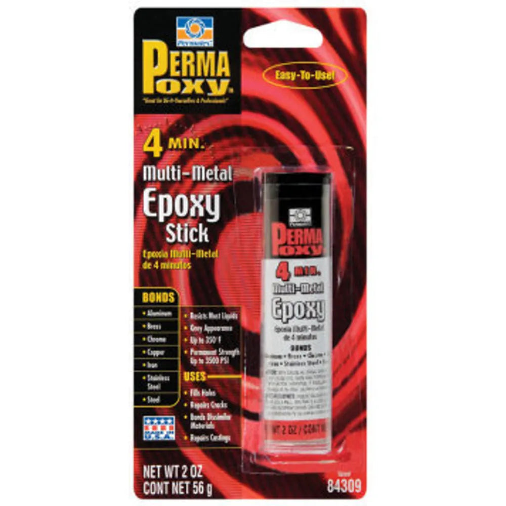 Masilla epoxica 2 oz., 5 min. steel weld (84332) - PERMATEX