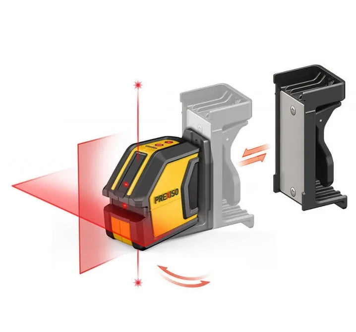 Nivel laser cruzado c/plomada (p2lc15) - PREXISO