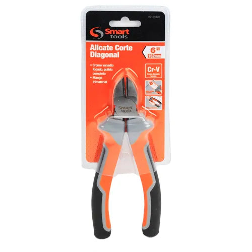 Alicate corte diagonal de 6" (6101020) - SMARTTOOLS