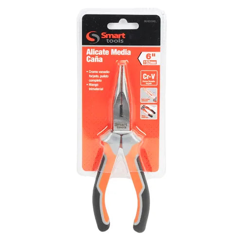 Alicate de punta de 8" ac (6101045) - SMARTTOOLS