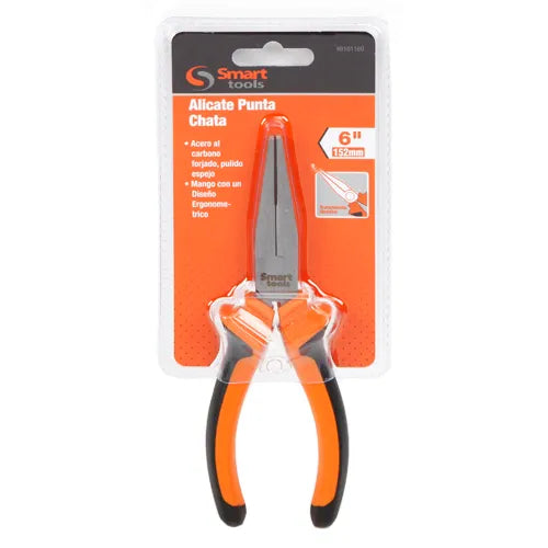 Alicate punta plana de 6" (6101160) - SMARTTOOLS