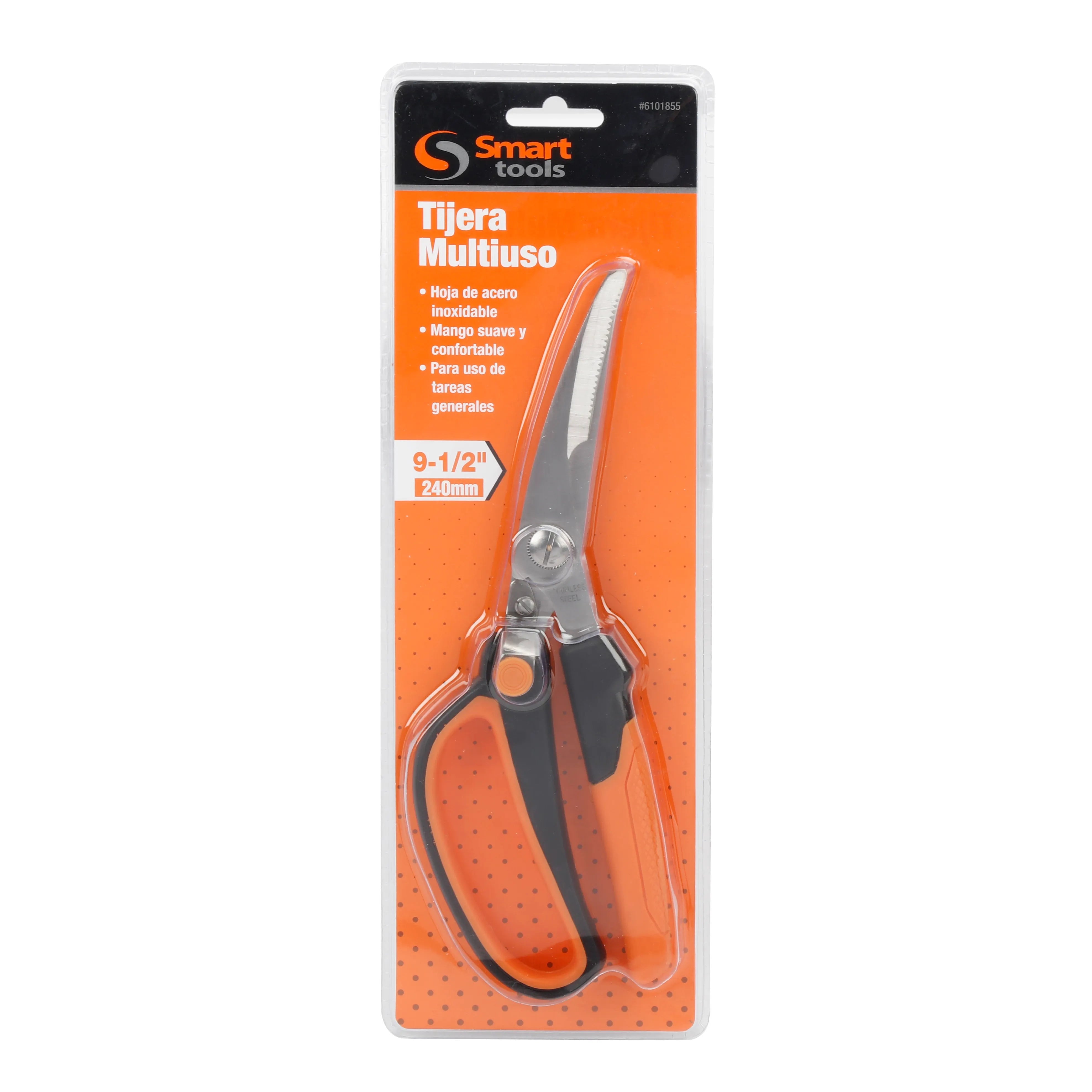 TIJERA MULTIUSO DE 9.1/2 AC. INOX. - SMART TOOLS