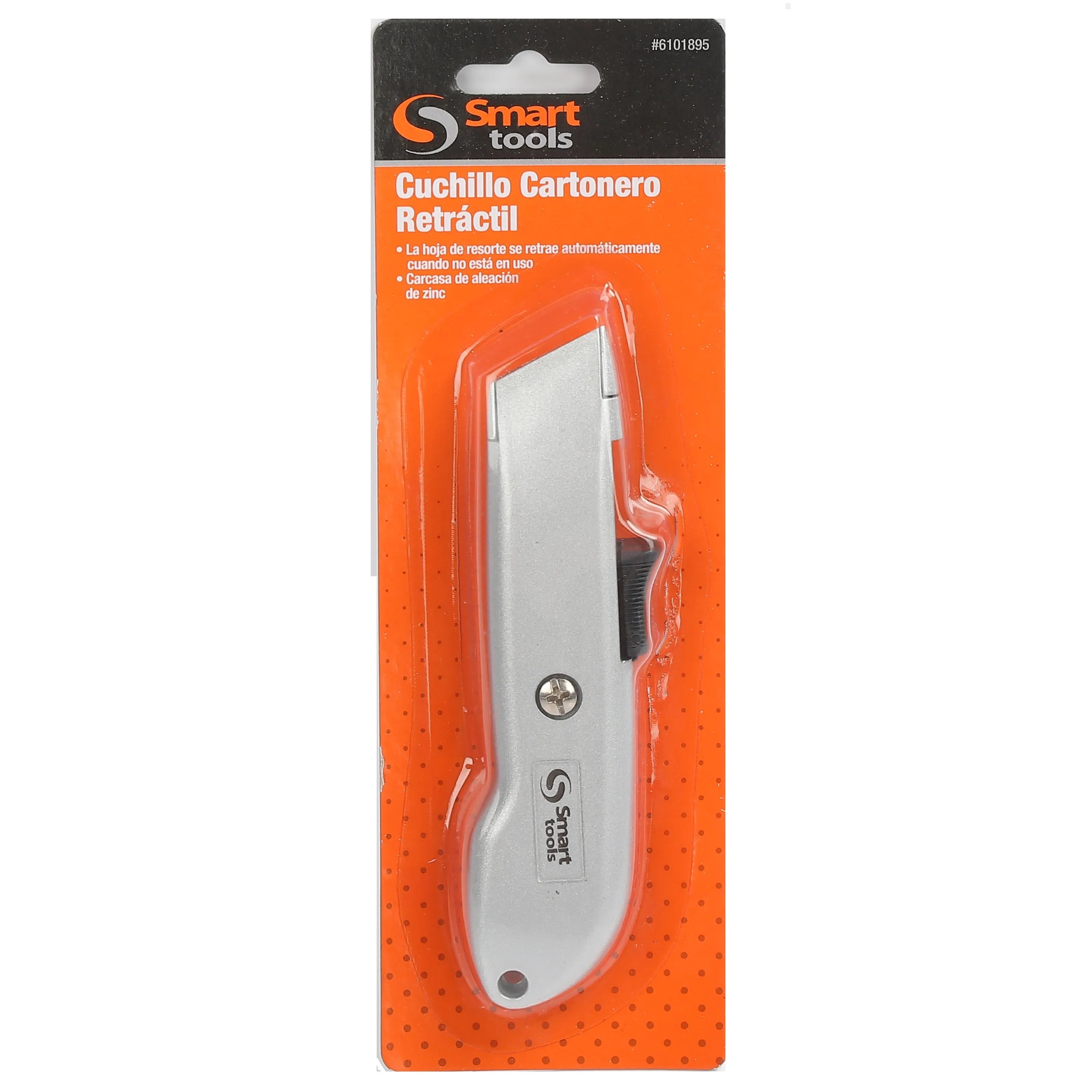 CUCHILLO CARTONERO RETRACTIL DE SEGURIDAD - SMART TOOLS