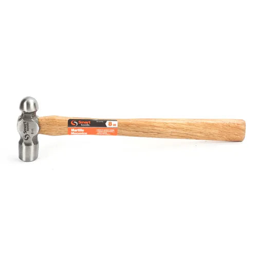 Martillo mecanico 1/2 lb- 8 oz m/madera (6103100) - SMARTTOOLS