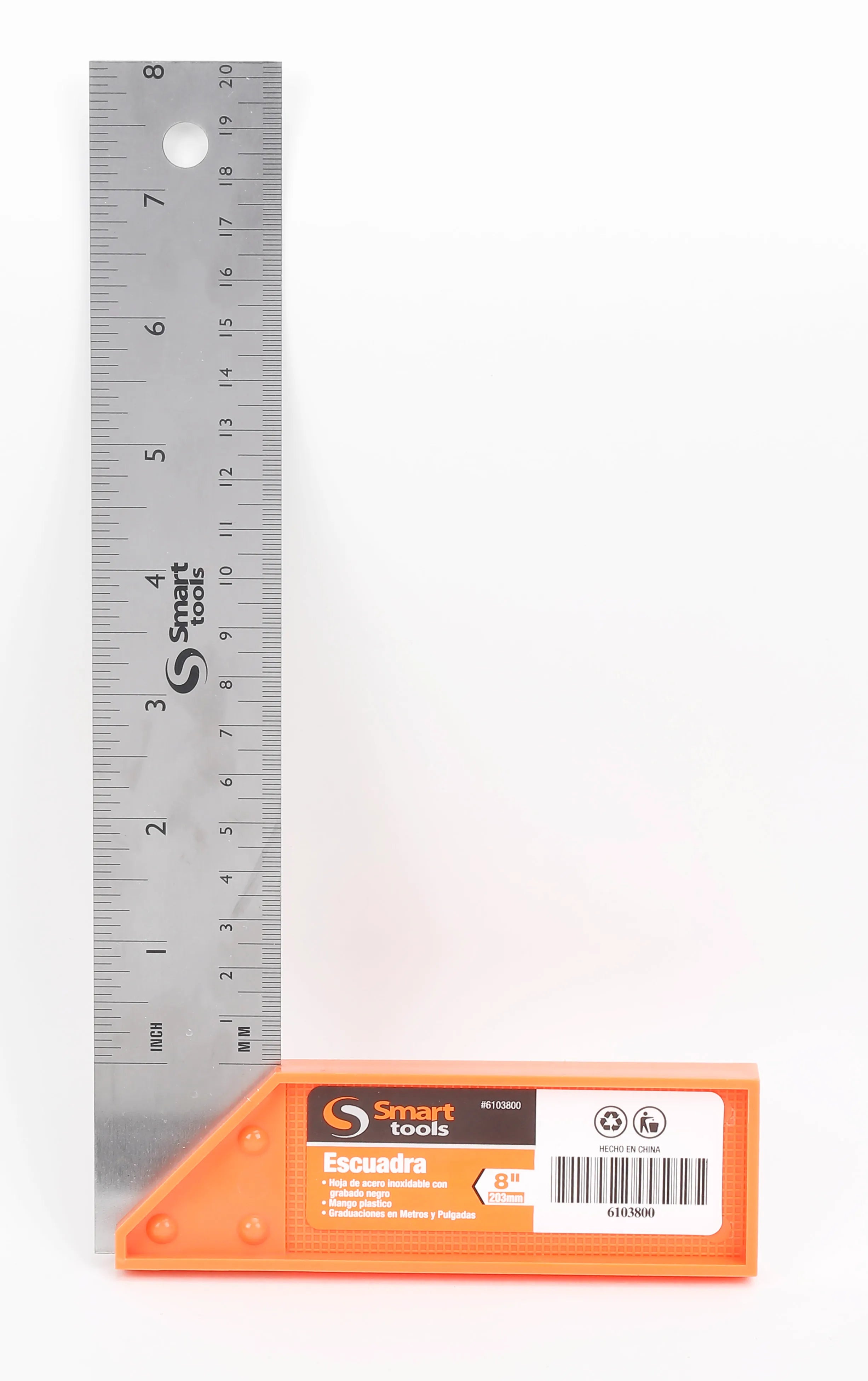 ESCUADRA CARPINTERO DE 8 - SMART TOOLS