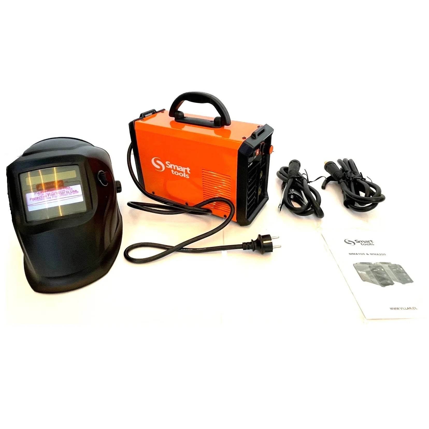 Soldadora inverter arco 160a c/masc.foto (mma200) - GENERICA