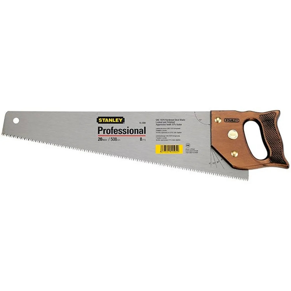 Serrucho carpintero 20", 8 dtes. (15-559) - STANLEY