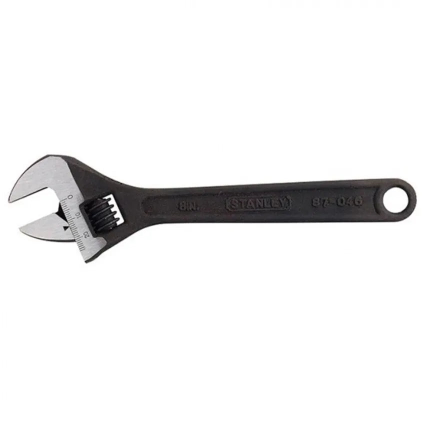 Llave francesa 8" pavonada (87-046la) - STANLEY