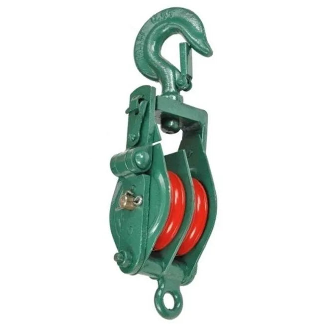 Roldana con bisagra 4" doble (vi-3202-4) - TAIWAN