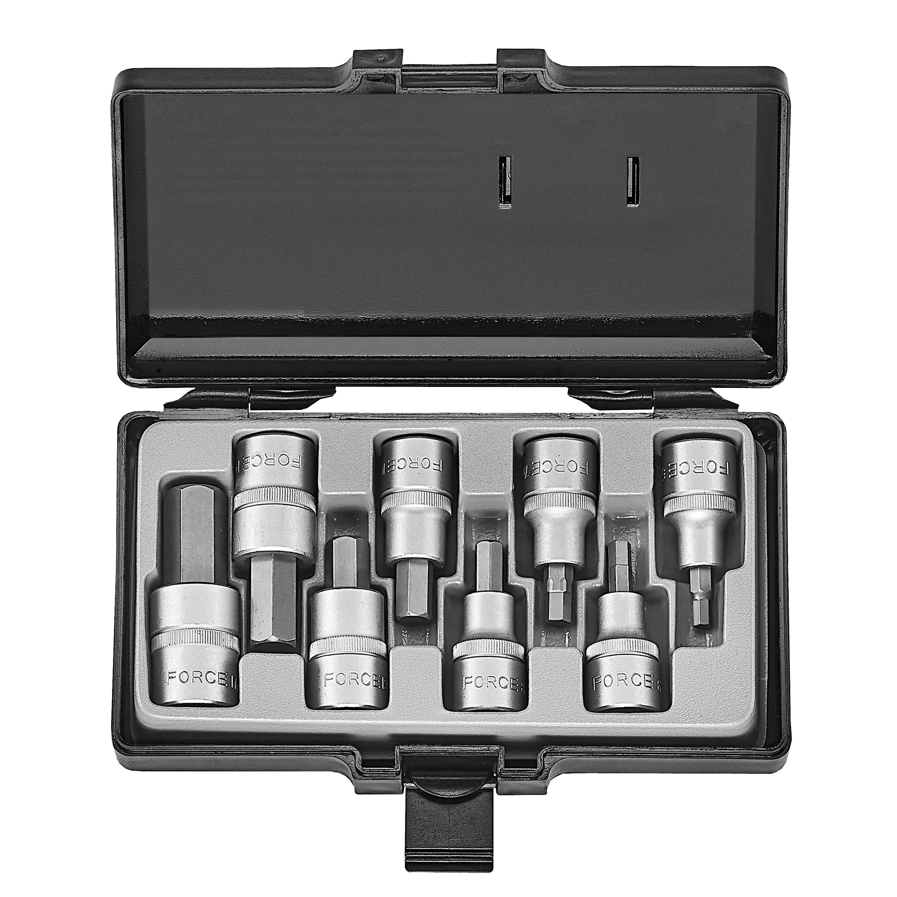 Jgo. dados allen 5-17 mm. (4091) - FORCE