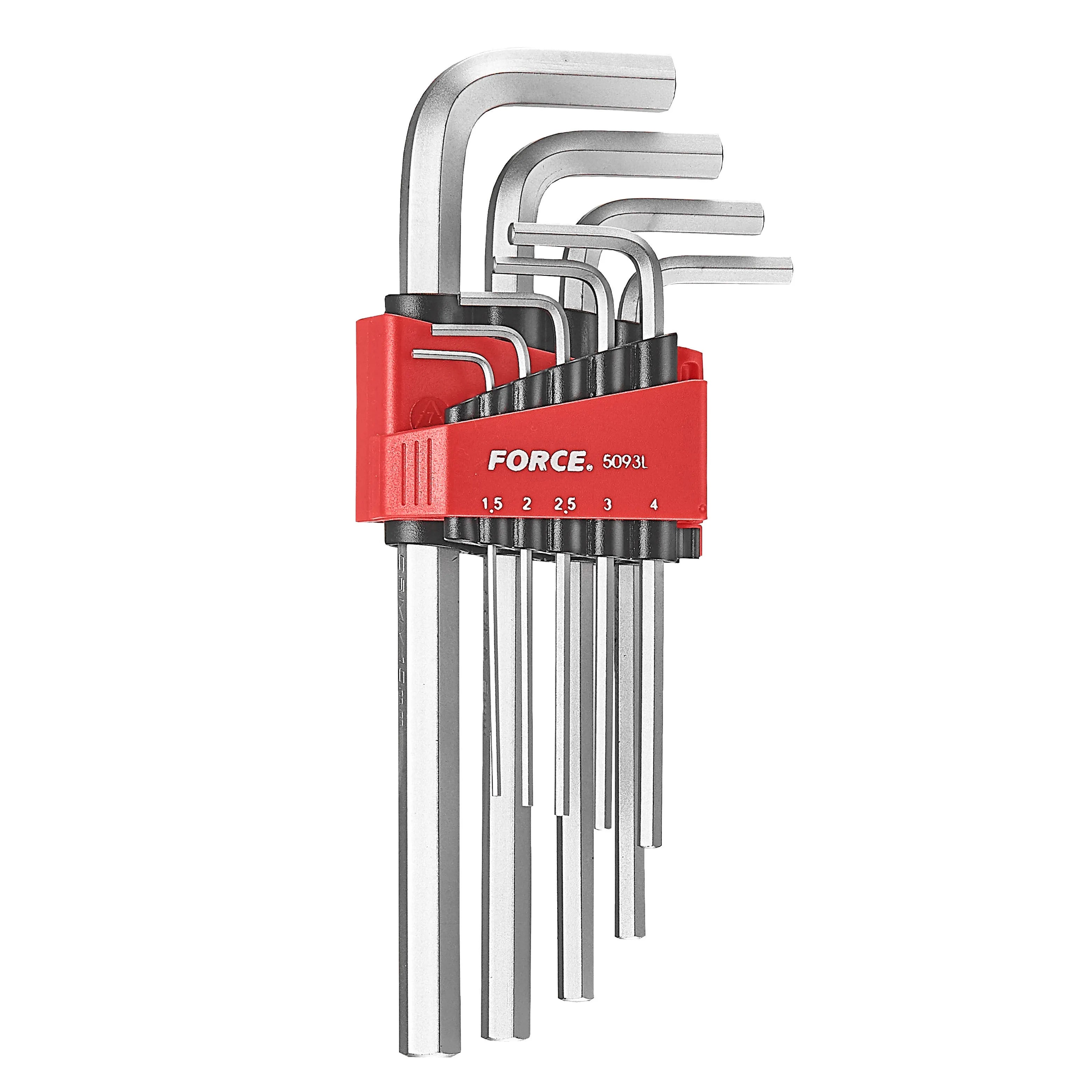 Jgo. llaves allen 1.5-10 mm. larga (5093l) - FORCE