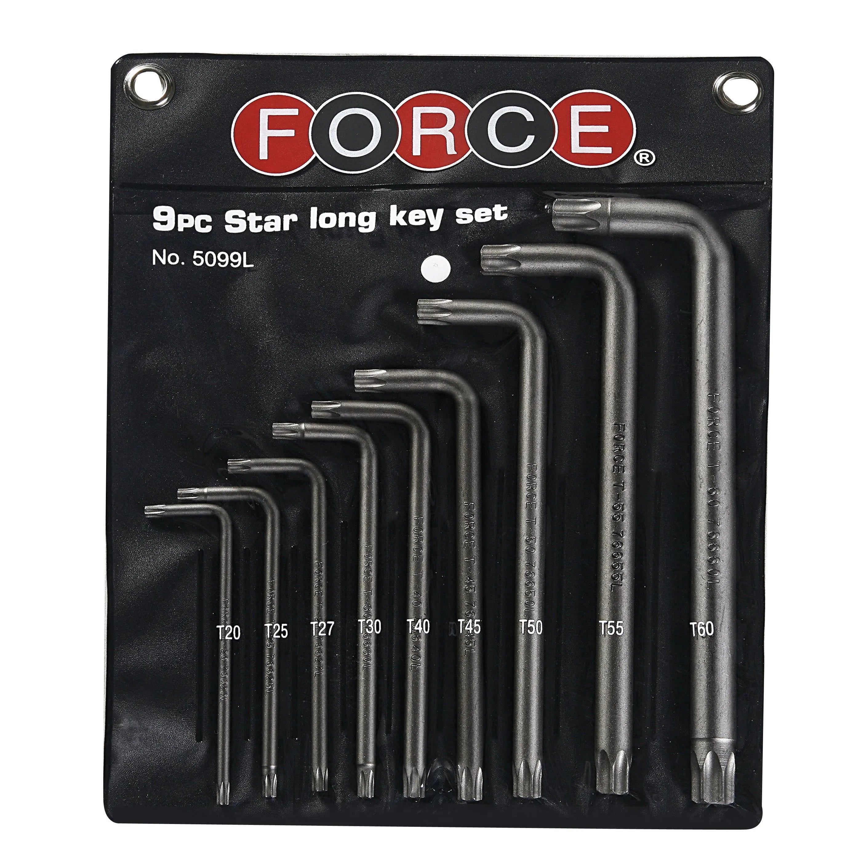 Jgo. llaves torx t06-t15 6 pzas. largas (50621l) - FORCE