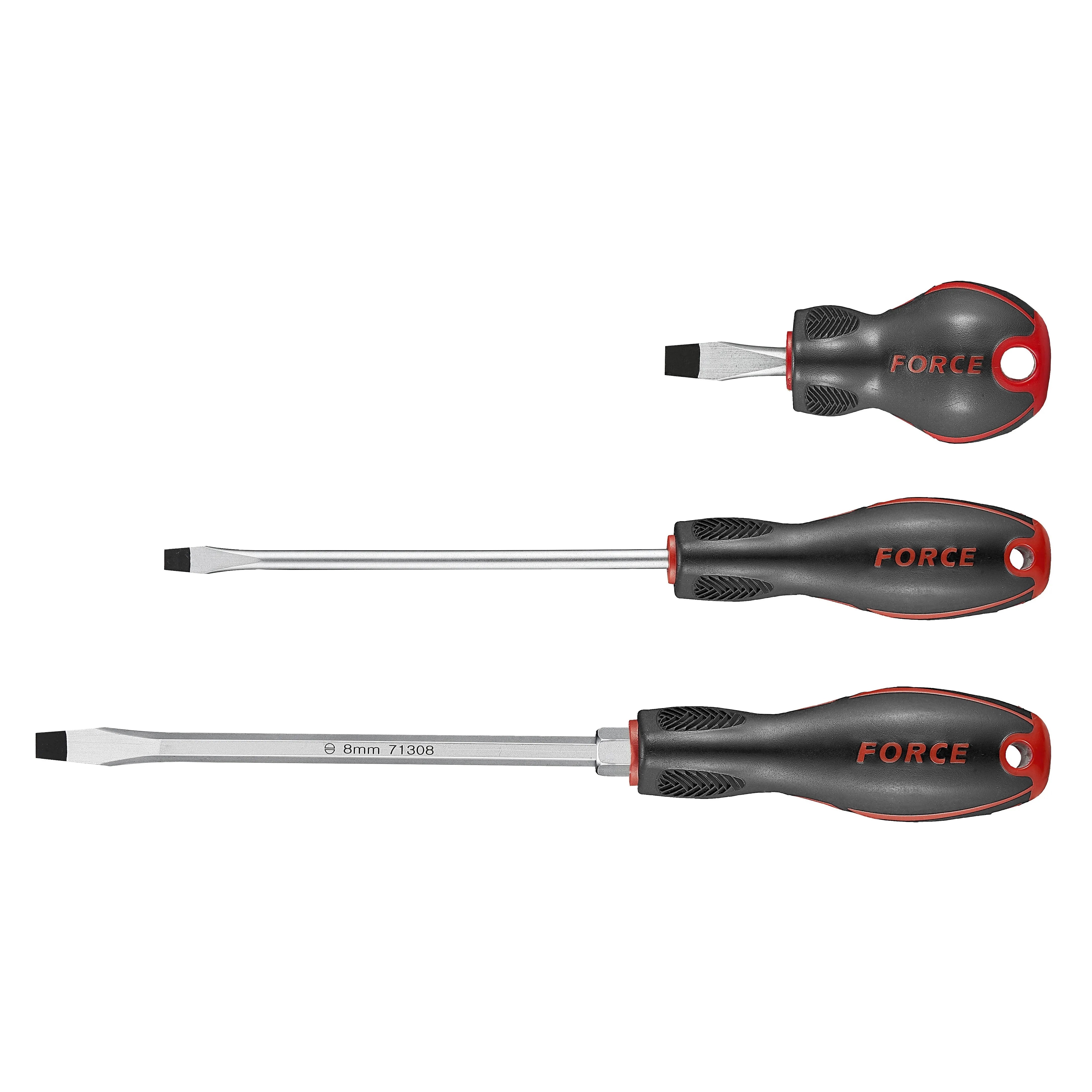 Destornillador plano de 5.5x125 mm. (713055b) - FORCE