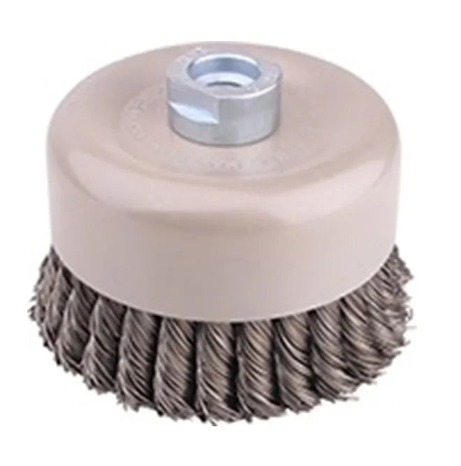 Grata copa recta 4" ac.trenzado (c-41-z-60) - HELA