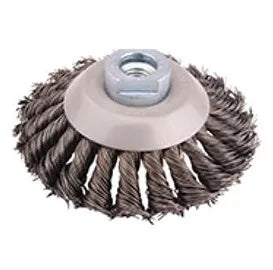 Grata copa plana 4" m14x2 ac. trenz. (cp-41-z-60) - HELA