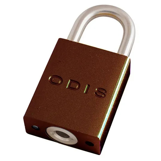 Candado odis aluminio bloqueo naranjo (can768) - ODIS