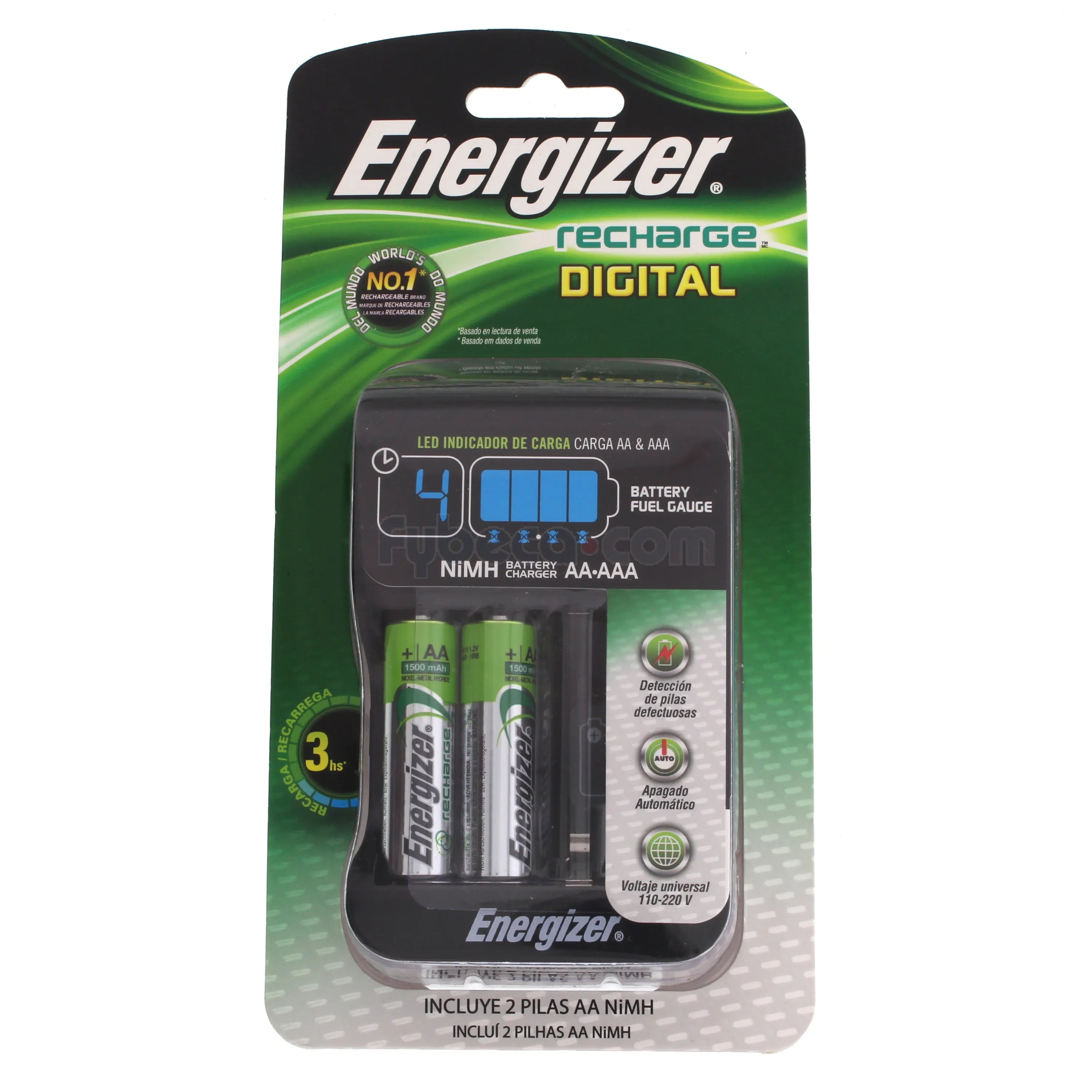 Cargador pilas digital 1400 mah #chprowb2 (929812) (nan) - ENERGIZER