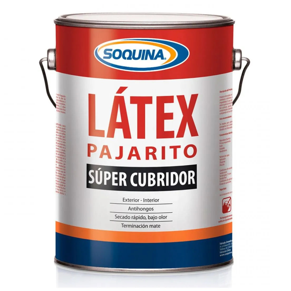 Latex vinilico pajarito 1 galon (SOQUINA0005) - SOQUINA