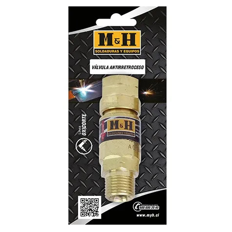 Valvula antirretroceso llama soplete gas (1015743) - INDURA