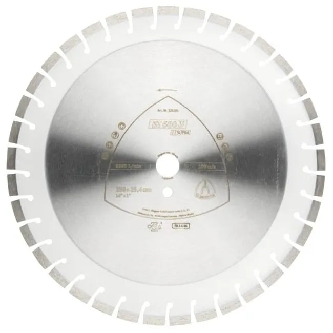 Disco diamantado 14" supra #dt 600 u (325195) - KLINGSPOR
