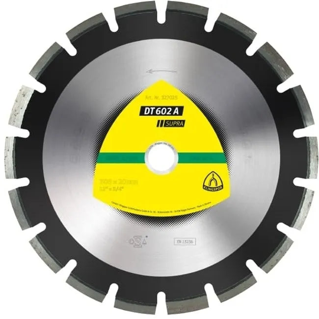 Disco diamantado 14" supra #dt 602 a (325092) - KLINGSPOR