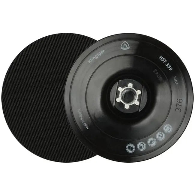 Plato de soporte 5" con velcro #hst 359 (70434) - KLINGSPOR