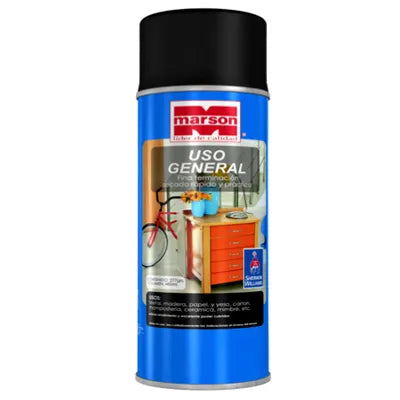 PINTURA ESMALTE SPRAY NEGRO BRILLANTE 485 ML.
