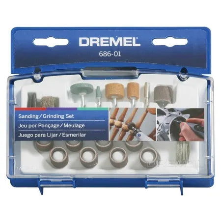 Jgo. para lijar/esmerilar 31 pzas. (686aa) - DREMEL