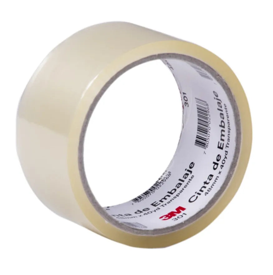 Cinta embalaje 48mmx40yd 36r/b #301t transparente (yd00600301) - ART.DE SEGURIDAD