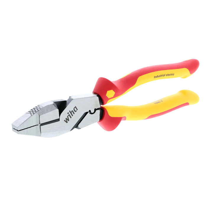 Alicate universal 9,5" aislado 1000V con crimpeador Wiha