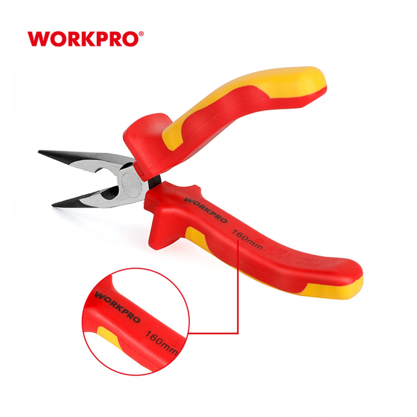 ALICATE PUNTA LARGA AISLADO 6 WP342004