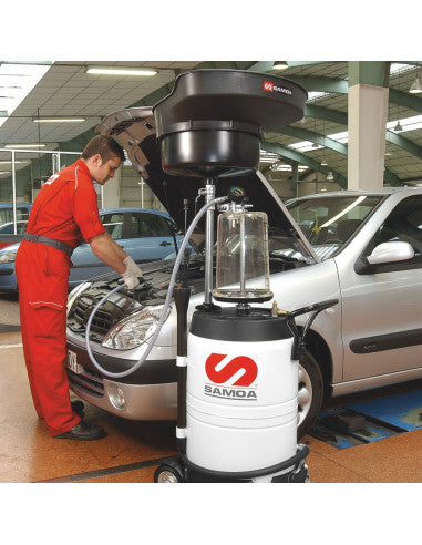ASPIRADOR y RECOGEDOR ACEITE USADO 70 Lts 373000 - SAMOA