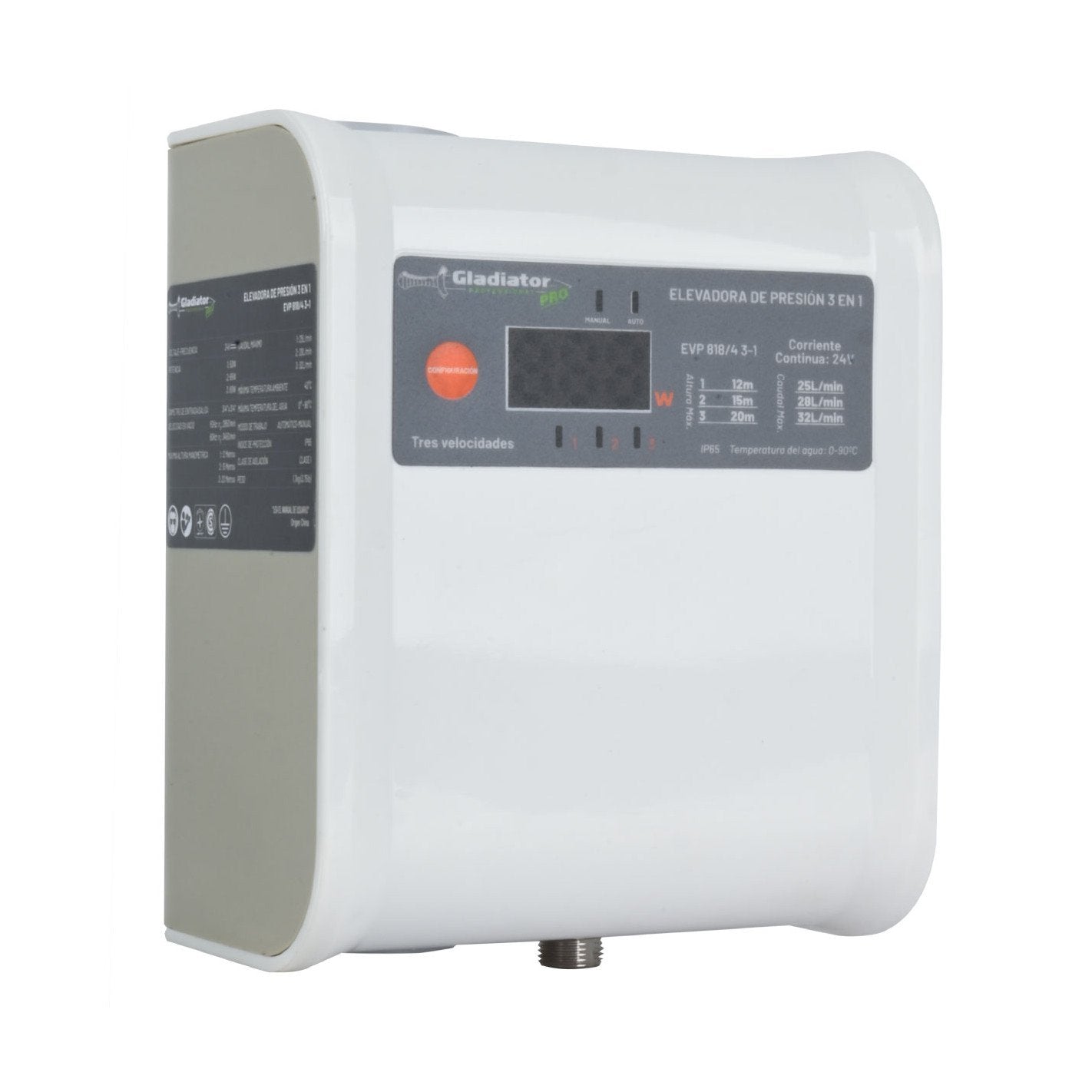 BOMBA ELEVADORA PRESION 1"x1" 24v 50w 12m BRUSHLES