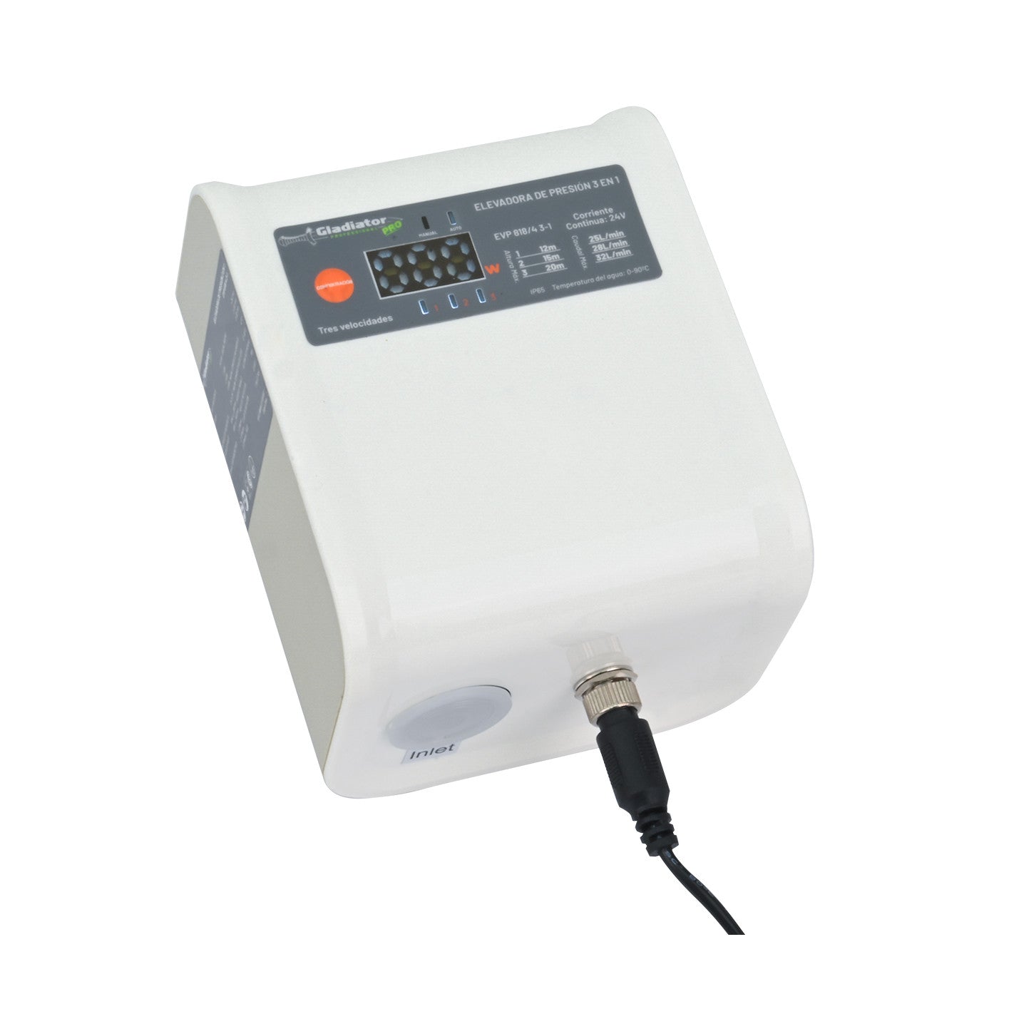 BOMBA ELEVADORA PRESION 1"x1" 24v 50w 12m BRUSHLES