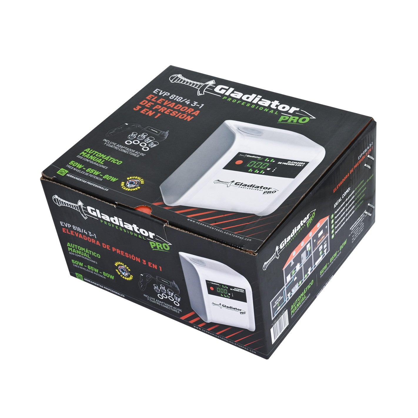 BOMBA ELEVADORA PRESION 1"x1" 24v 50w 12m BRUSHLES