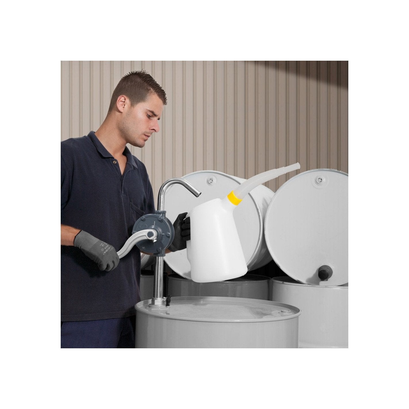 BOMBA MANUAL TRASVASIJE ROTATORIA ALUMINIO 308010