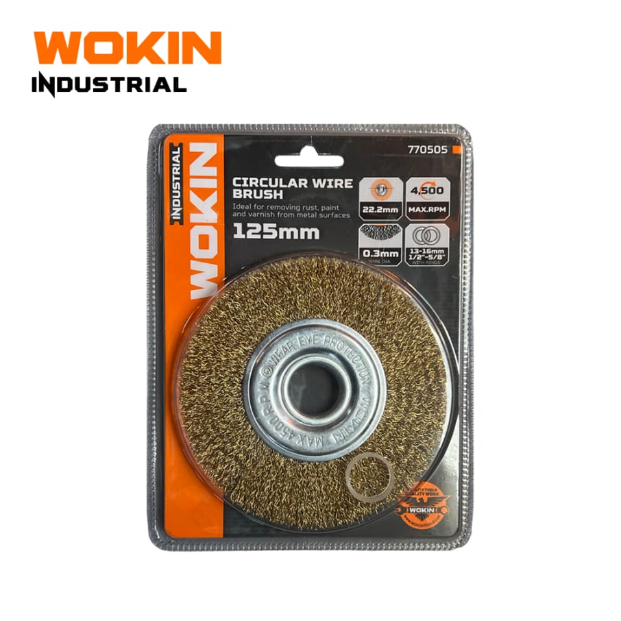 Grata Circular Bronce 125mm Wokin
