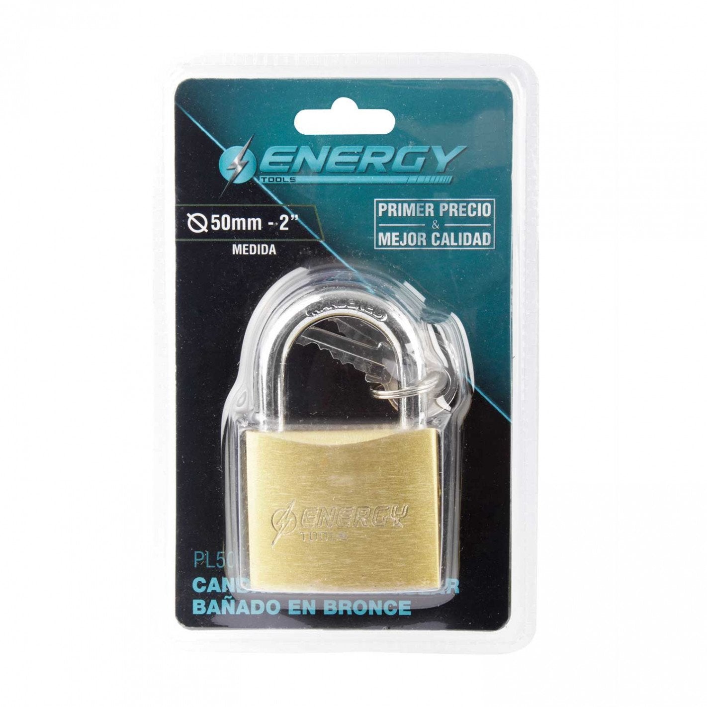 CANDADO DE BRONCE 50MM ENERGY