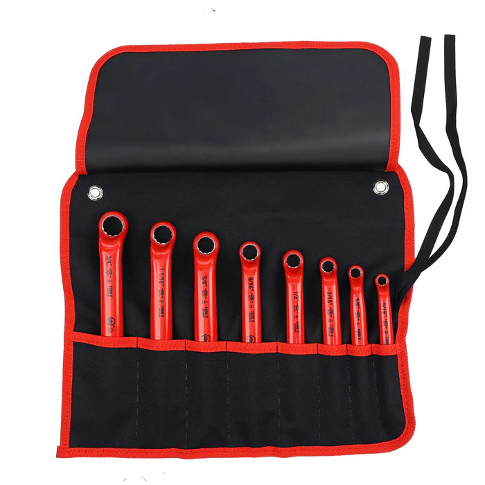 Set 8 llaves corona aisladas, medidas en pulgadas WIHA