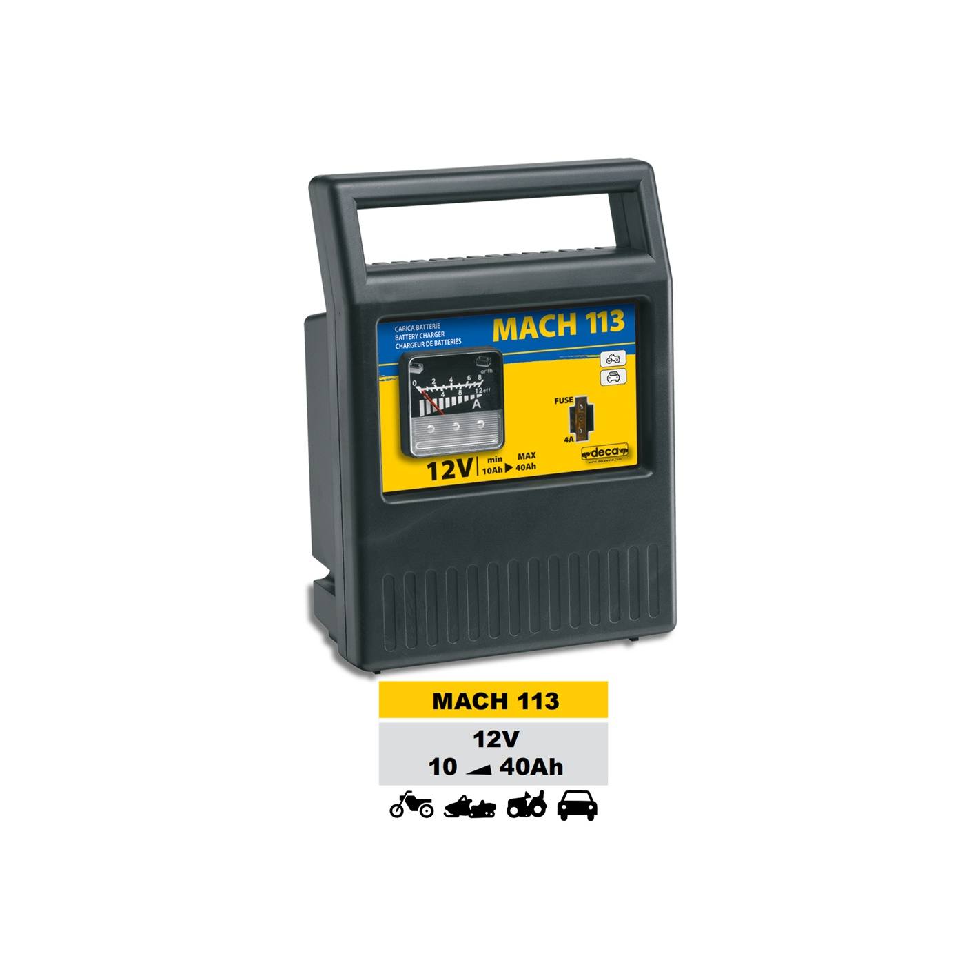 CARGADOR de BATERIAS MACH 113 (301200)